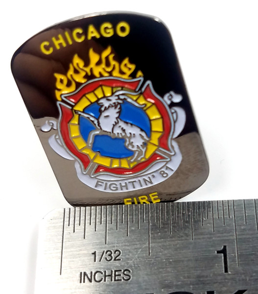 CHICAGO FIRE TV Series - Fightin' 81 Enamel Lapel Pin
