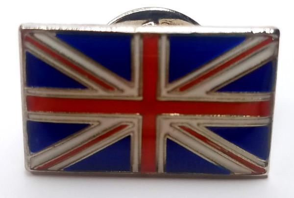 The United Kingdom (Union Jack) British Flag - UK Imported Enamel Pin - World Traveler
