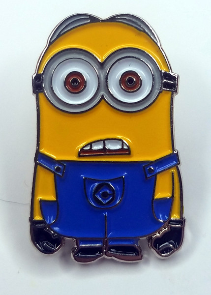 MINIONS Animated Movie Series - 2 Eyed MINION - UK Imported Enamel Pin