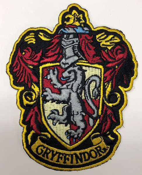 Harry Potter GRYFFINDOR House Logo Iron-On Patch