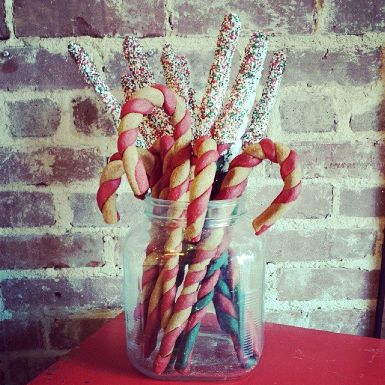 Candy Cane Shaped MixStix - Taj Ma-Hound Bakery for Dogs