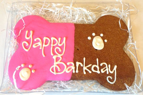 Yappy Barkday Bone Pink Case of 6