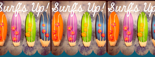 Surfboards come in assorted colors.