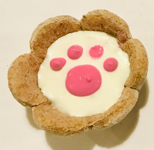 Peamutt Butter Cup White w/Pink Paw(Small) Case of 12