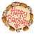 Customizable Round Cake with Half Dipped Peanut Butter Bones