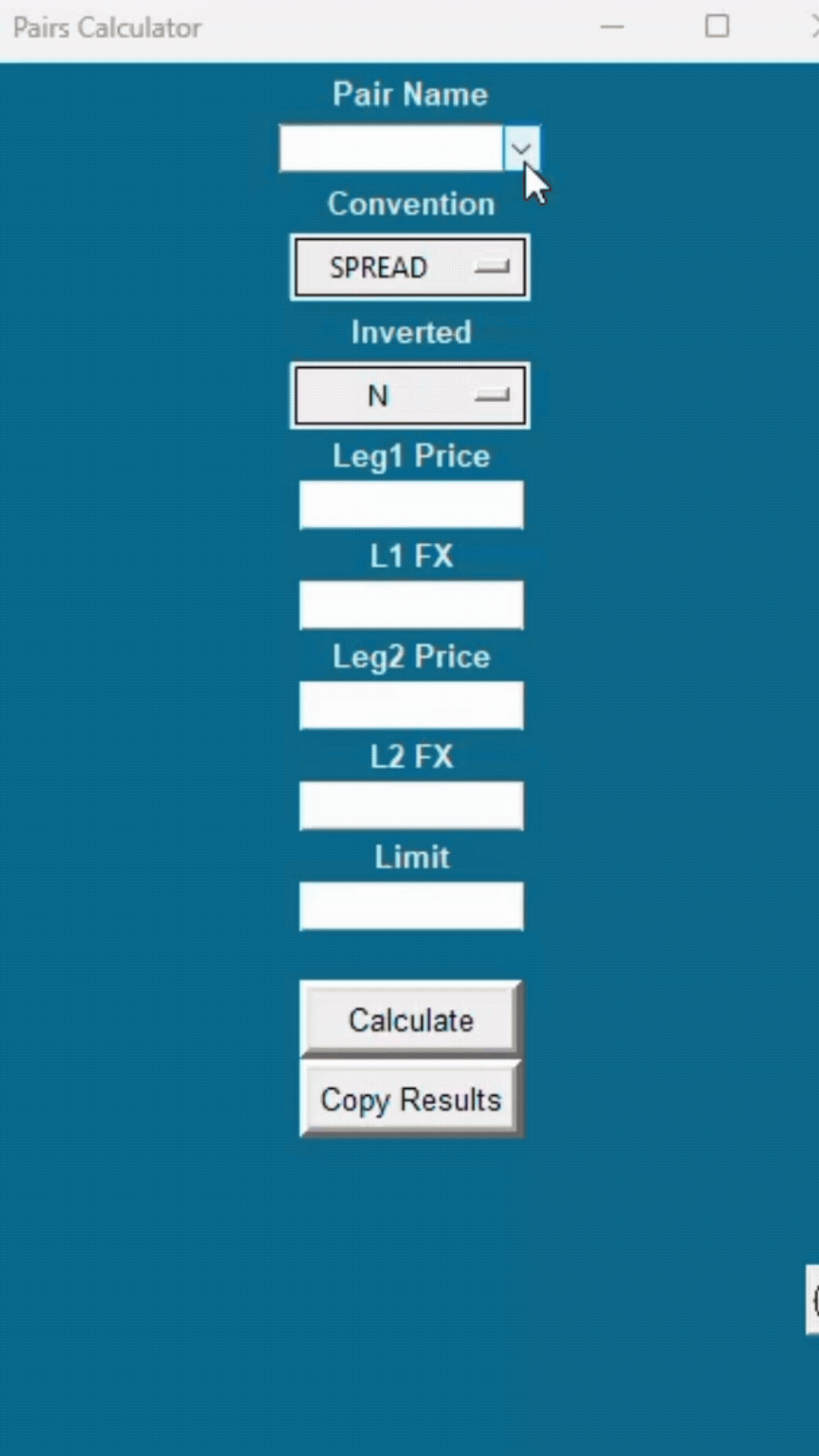 Pricing calculator app demo