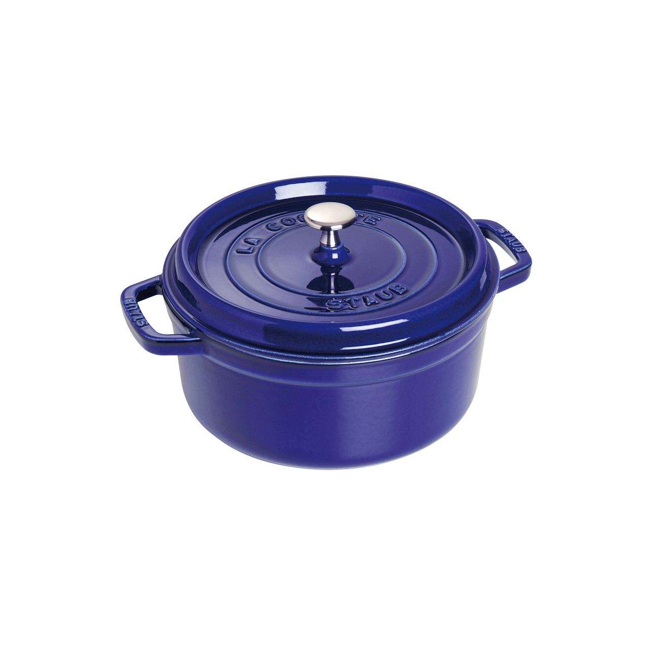 STAUB La Cocotte ブルー　２０㎝ Round Cocotte 20cm, Dark Blue - Zwilling