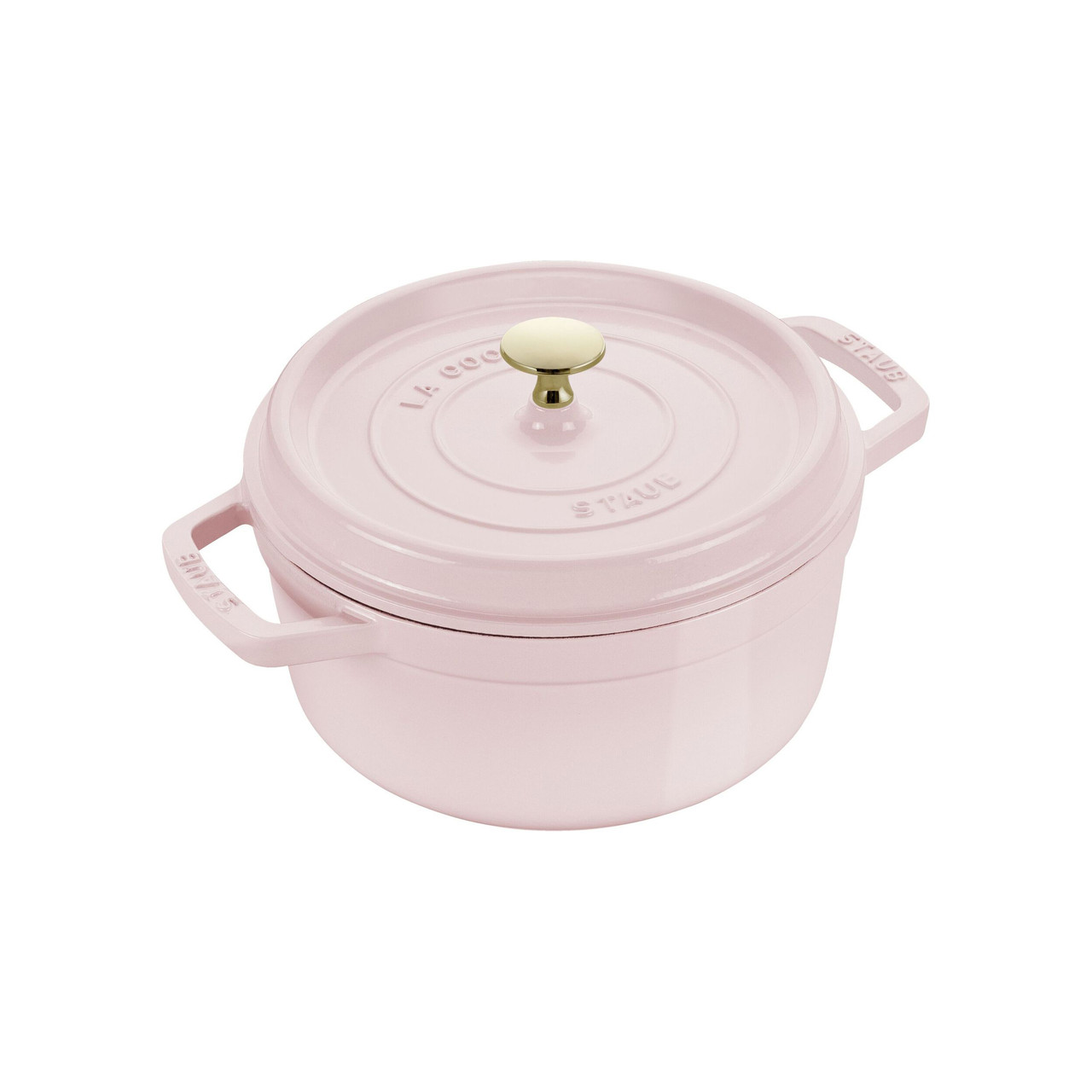 Staub Round Cocotte 22cm, Sorbet Rose