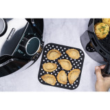 Air Fryer Silicone Square Mat 2Pk - Blk