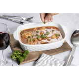 Ceramic Baking Dish - White - 24cm