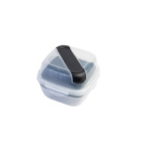 To-Go 2 in 1 Salad Container - Black