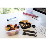 To-Go 2 in 1 Salad Container - Black