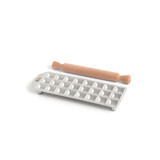 Ravioli Tray with Rolling Pin - 24 x Square 35mm
