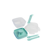 To-Go 2 in 1 Salad Container - Aqua