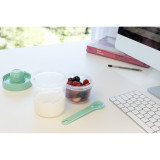 To-Go 2 Way Container with Fork - Aqua