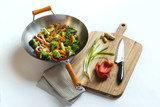 Excellence Carbon Steel Wok 36cm