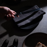 Cake Knife, Server & Set of 8 - Black