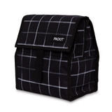 Freezable Lunch Bag Black Grid