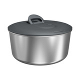 Easy Spin Salad Spinner Stainless Steel Large