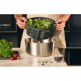 Easy Spin Salad Spinner S/Steel L