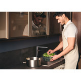 Easy Spin Salad Spinner S/Steel L