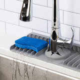 Silicone Sink Mat with Splash Guard