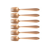 Black Lbl Rose Gold Satin 6pcSet