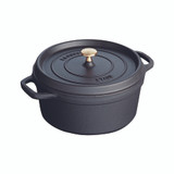 Round Cocotte 24cm, Black Round Cocotte 24cm, Black