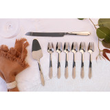 SS Cake Knife, Server & Set/8