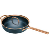 Milano Ceramic Saute Pan with Lid 28cm Blue