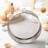 Stainless Steel Round Sifter Mesh Sieve - 20cm