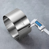 Stainless Steel Round Mousse Ring -10cm