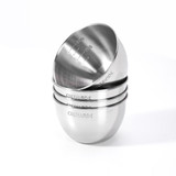 Stainless Steel 18/8 Small Prep Bowl Set of 4