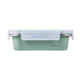 Microwave Stainless Steel Container 600ml - Green