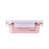Microwave Stainless Steel Container 400ml - Pink