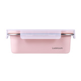 Microwave Stainless Steel Container 1.2L - Pink