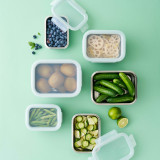 Microwave Stainless Steel Container 1.2L - Green