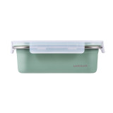Microwave Stainless Steel Container 1.2L - Green