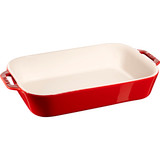 Staub Gratin Rectangular Cherry 34 x 24cm