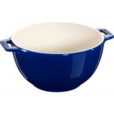 Staub Round Salad Bowl Dark Blue 18cm