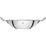 Plus Wok 2 Handle w/Lid, 32cm, Stainless Steel