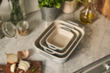Ceramic Oven Dish Rectangular 3/Set 14,20,27cm, Blue