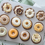 Donut Pan Mixed Shapes - 12 Cup