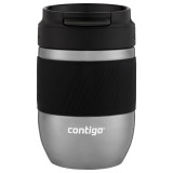 Pug Mug Snapseal - Black & S/Steel 295ml