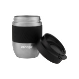 Pug Mug Snapseal - Black & S/Steel 295ml