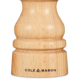 London Natural Beech Salt Mill - 13cm