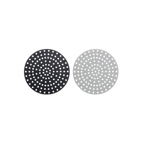 Air Fryer Silicone Rnd Mat 2Pk - Blk