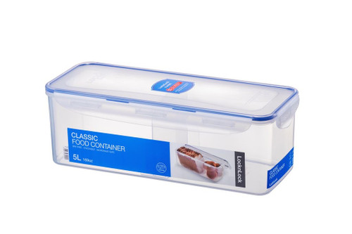 Classic Rectangular Tall W/Divider- 5L