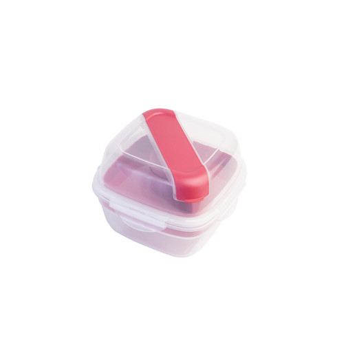 To-Go 2 in 1 Salad Container - Hot Pink