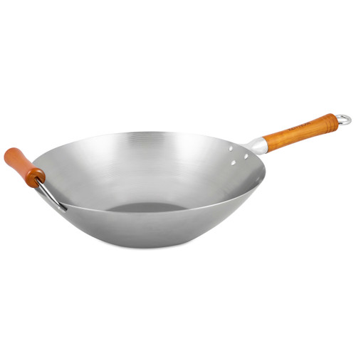 Excellence Carbon Steel Wok 36cm